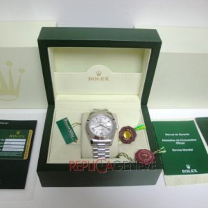 Rolex replica daydate ll strip president roman white dial orologio replica copia imitazione