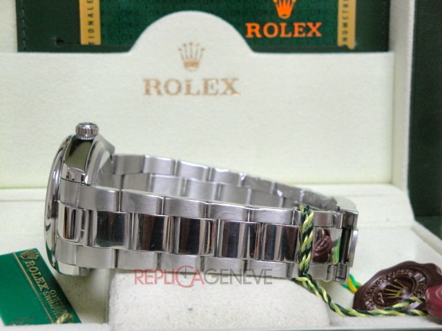 Rolex replica Oyster Perpetual 114200 red Grape orologio replica - immagine 10