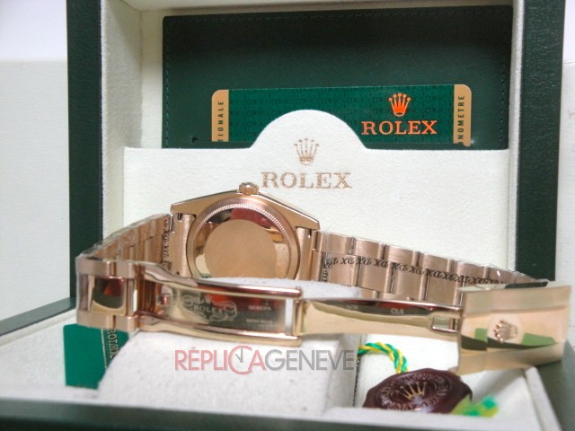 Rolex replica daydate ll SARU green dial diamond bezel orologio replica copia imitazione - immagine 13