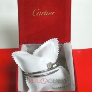 Cartier replica gioielli bracciale juste un clou oro bianco imitazione copia perfetta