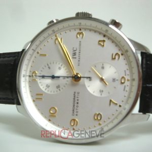 IWC replica portoghese acciaio white dial orologio replica copia imitazione