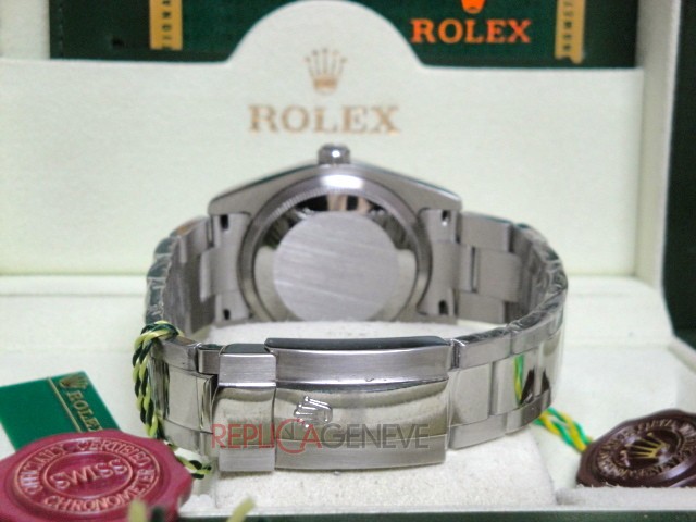 Rolex replica Oyster Perpetual 114200 red Grape orologio replica - immagine 11