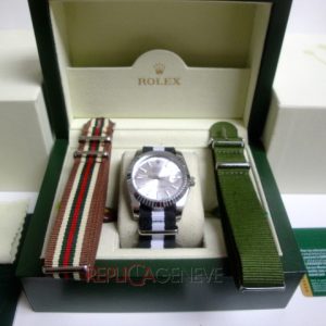 Rolex replica datejust argentèè cordura imitazione copia