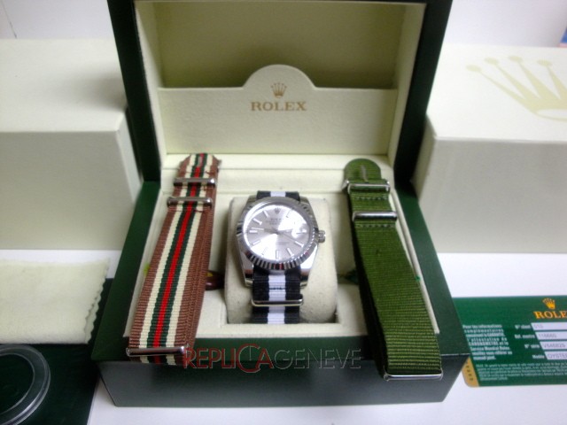 Rolex replica datejust argentèè cordura imitazione copia