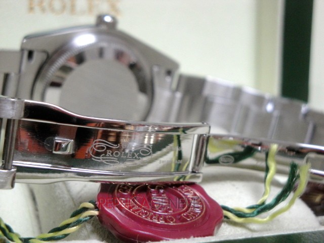 Rolex replica Oyster Perpetual 114200 red Grape orologio replica - immagine 13
