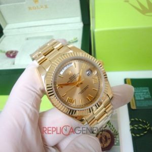 Rolex replica daydate II full oro giallo gold dial orologio replica copia imitazione