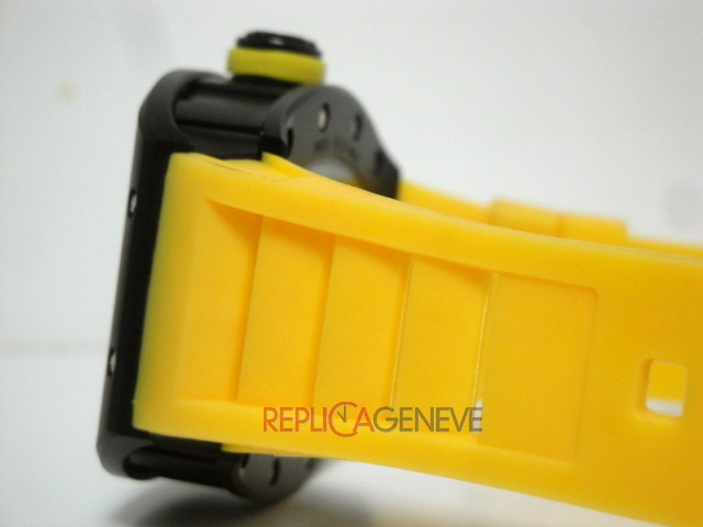 Richard mille replica RM055 yellow strip orologio replica imitazione - immagine 12