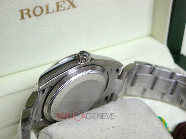 Rolex replica Oyster Perpetual 114200 red Grape orologio replica - immagine 15