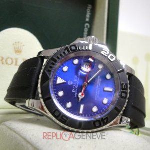 Rolex replica yacht master I acciaio blue dial rubber-b orologio replica copia