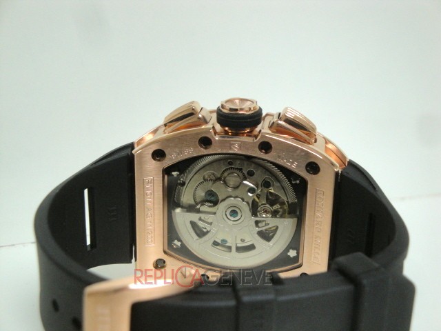 Richard mille replica RM011 Felipe Massa rose gold limited edition orologio replica imitazione - immagine 4