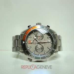 Omega replica seamaster Planet Ocean co-axial acciaio argentèè dial orologio replica