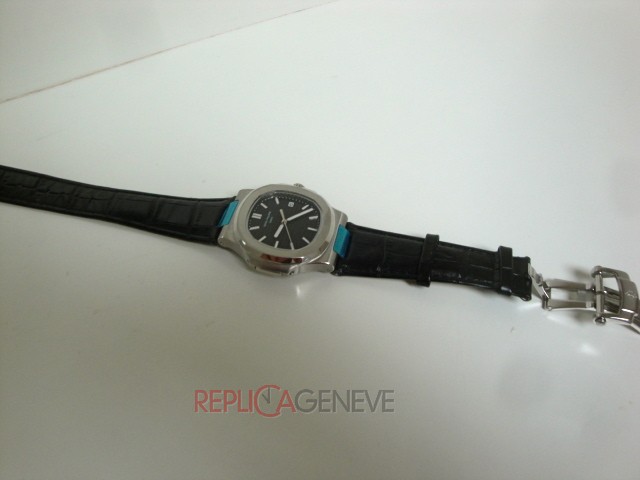 Patek Philippe nautilus 5711 black dial skeletron orologio replica imitazione copia - immagine 18
