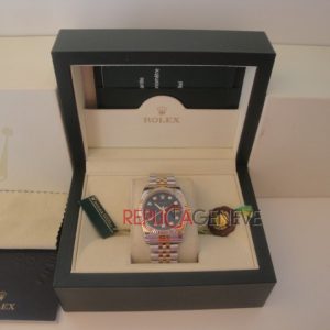 Rolex replica datejust acciaio oro centenario black jubilèè imitazione replica orologi