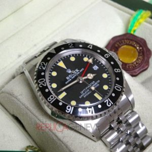 Rolex replica GMT master II vintage plexy 1675 black blezel jubilèè orologio replica imitazione