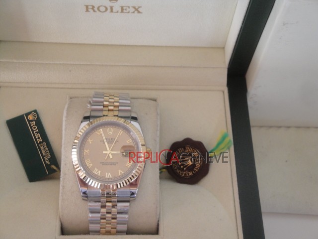 Rolex replica lady datejust acciaio oro gold roman jubilèè imitazione replica orologi