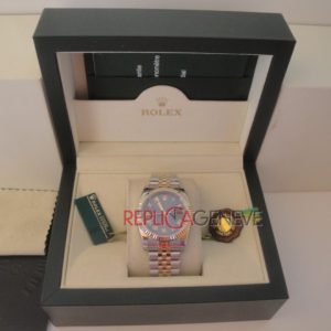 Rolex replica datejust acciaio oro blu roman jubilèè imitazione replica orologi