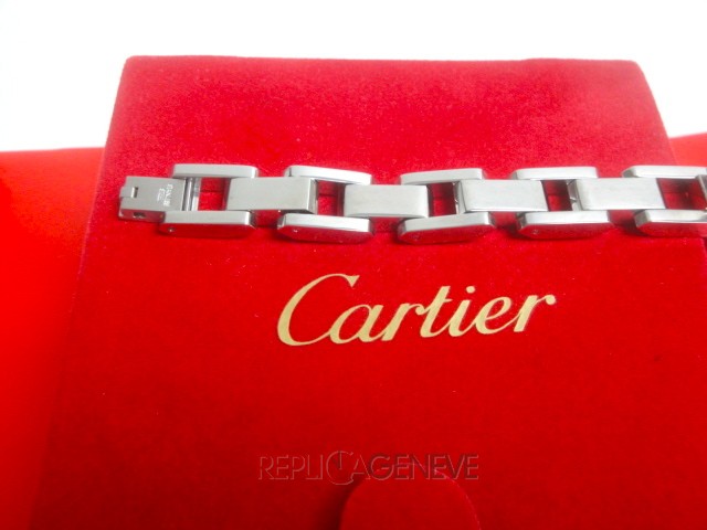 Cartier replica gioielli bracciale diamond oro bianco imitazione copia perfetta - immagine 8