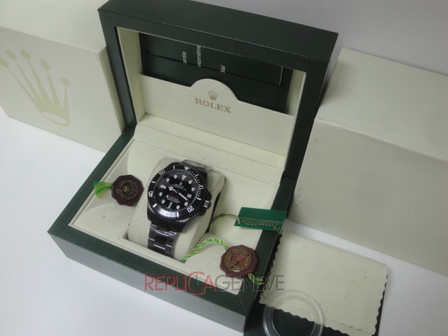 Rolex replica seadweller ceramichon pro-hunter pvd orologio replica imitazione copia - immagine 3