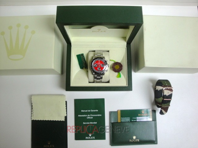 Rolex replica daytona vintage paul newman ref. 6263 california red dial orologio replica copia imitazione - immagine 2