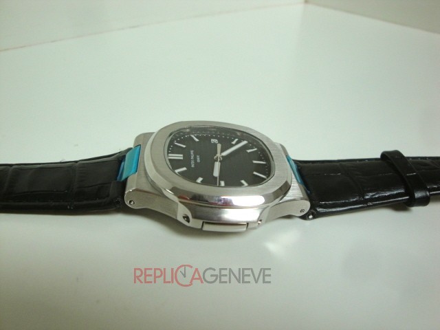 Patek Philippe nautilus 5711 black dial skeletron orologio replica imitazione copia - immagine 19