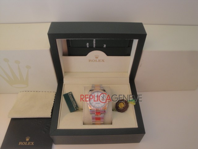 Rolex replica datejust acciaio oro madreperla barrette oyster imitazione replica orologi