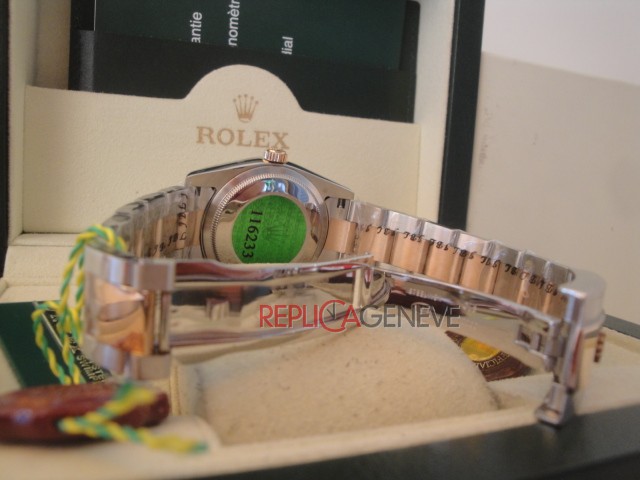 Rolex replica datejust acciaio oro madreperla barrette oyster imitazione replica orologi - immagine 9