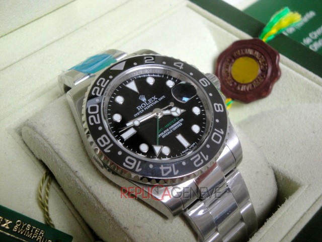 Rolex replica GMT master II ref. 116710LN ceramichon bezel orologio replica - immagine 3