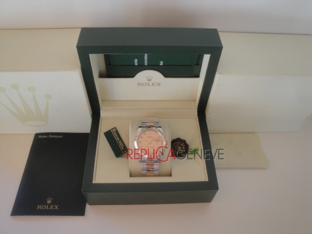 Rolex replica datejust acciaio oro gold dial oyster imitazione replica orologi
