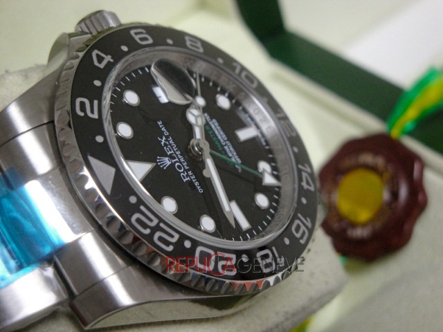 Rolex replica GMT master II ref. 116710LN ceramichon bezel orologio replica - immagine 7