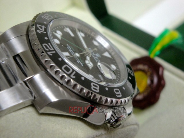 Rolex replica GMT master II ref. 116710LN ceramichon bezel orologio replica - immagine 8