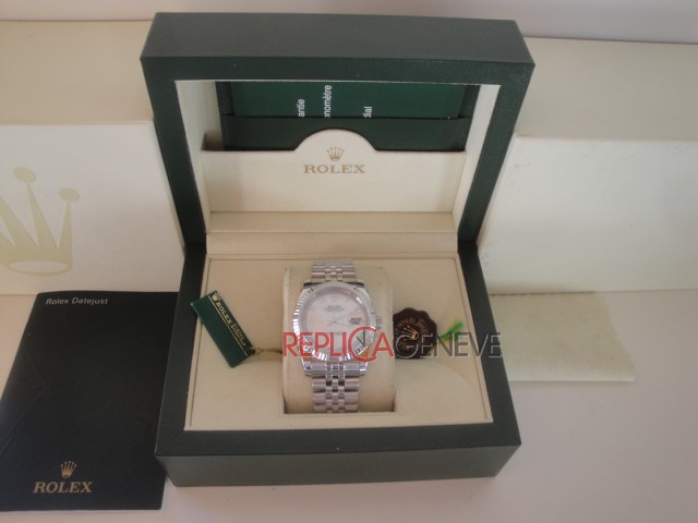 Rolex replica datejust acciaio madreperla roman jubilèè imitazione replica orologi