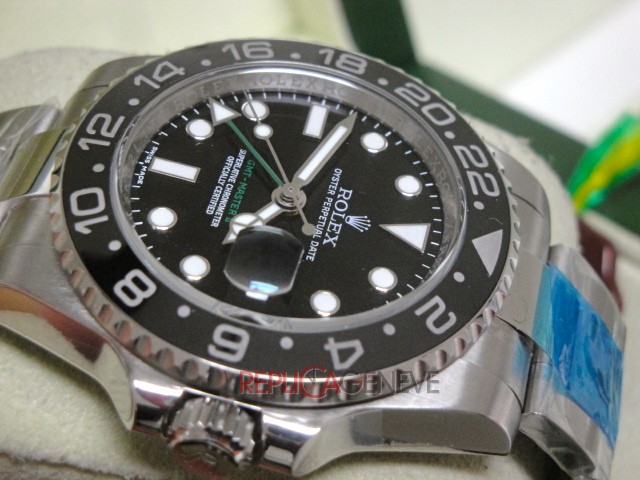 Rolex replica GMT master II ref. 116710LN ceramichon bezel orologio replica - immagine 9