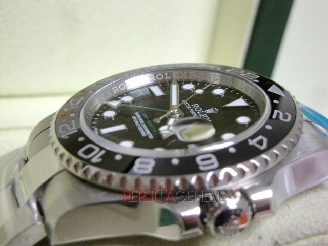 Rolex replica GMT master II ref. 116710LN ceramichon bezel orologio replica - immagine 11