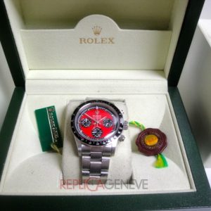 Rolex replica daytona vintage paul newman ref. 6263 california red dial orologio replica copia imitazione