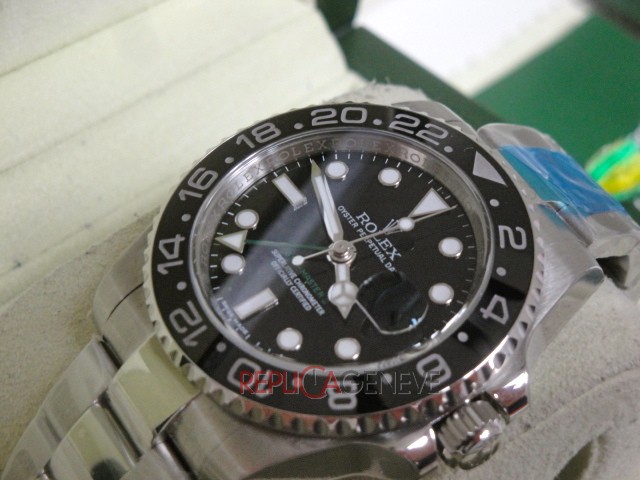 Rolex replica GMT master II ref. 116710LN ceramichon bezel orologio replica - immagine 12