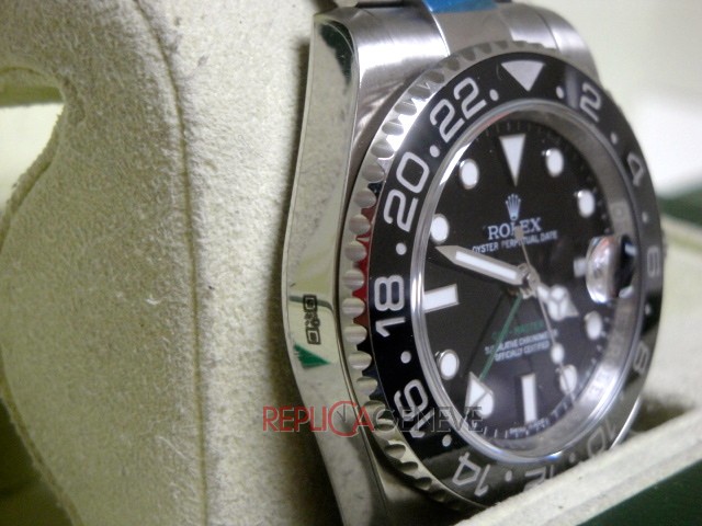 Rolex replica GMT master II ref. 116710LN ceramichon bezel orologio replica - immagine 14