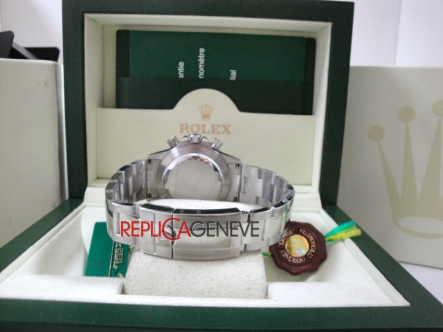Rolex replica daytona acciaio ceramichon white dial 116500LN orologio replica copia imitazione - immagine 18