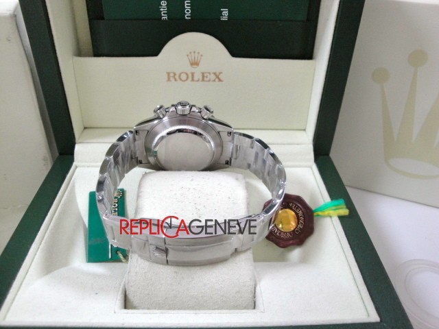Rolex replica daytona acciaio ceramichon white dial 116500LN orologio replica copia imitazione - immagine 19