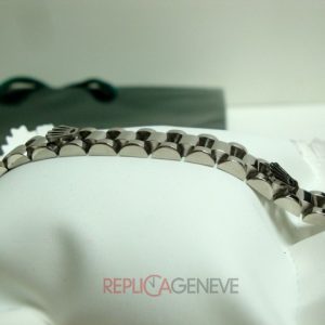 Rolex replica gioielli bracciale jubilèè strip oro bianco imitazione copia perfetta