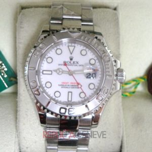 Rolex replica yacht master I acciaio white dial edition orologio replica copia