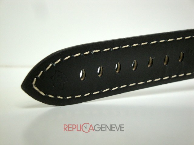 Officine Panerai replica radiomir titanium 8 days pvd strip leather orologio replica imitazione - immagine 8