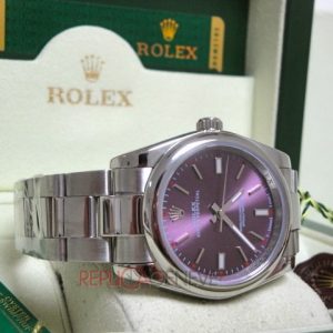 Rolex replica Oyster Perpetual 114200 red Grape orologio replica