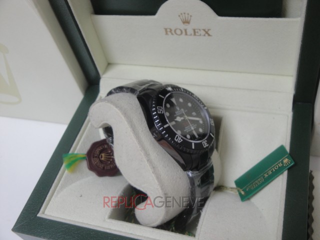 Rolex replica seadweller ceramichon pro-hunter pvd orologio replica imitazione copia - immagine 7