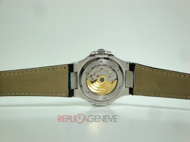 Patek Philippe nautilus 5711 black dial skeletron orologio replica imitazione copia - immagine 21