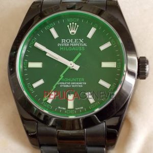 Rolex replica milgauss pro-hunter PVD green dial edition orologio replica imitazione