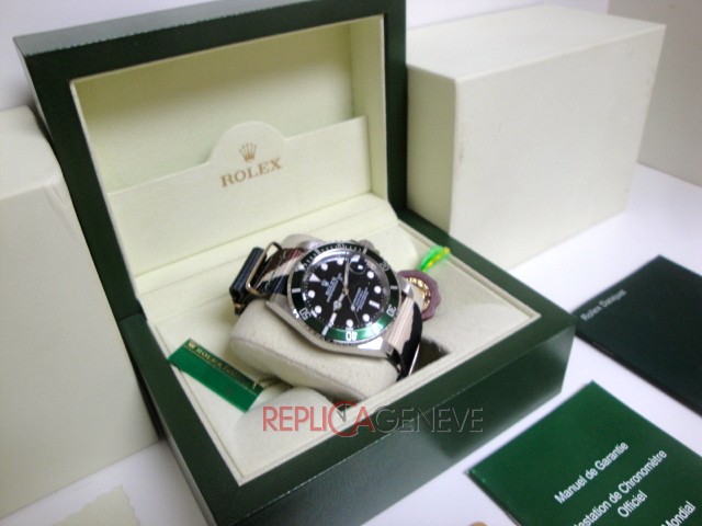Rolex replica submariner data ghiera verde 50th anniversary cordura camouflage orologio replica imitazione copia - immagine 6