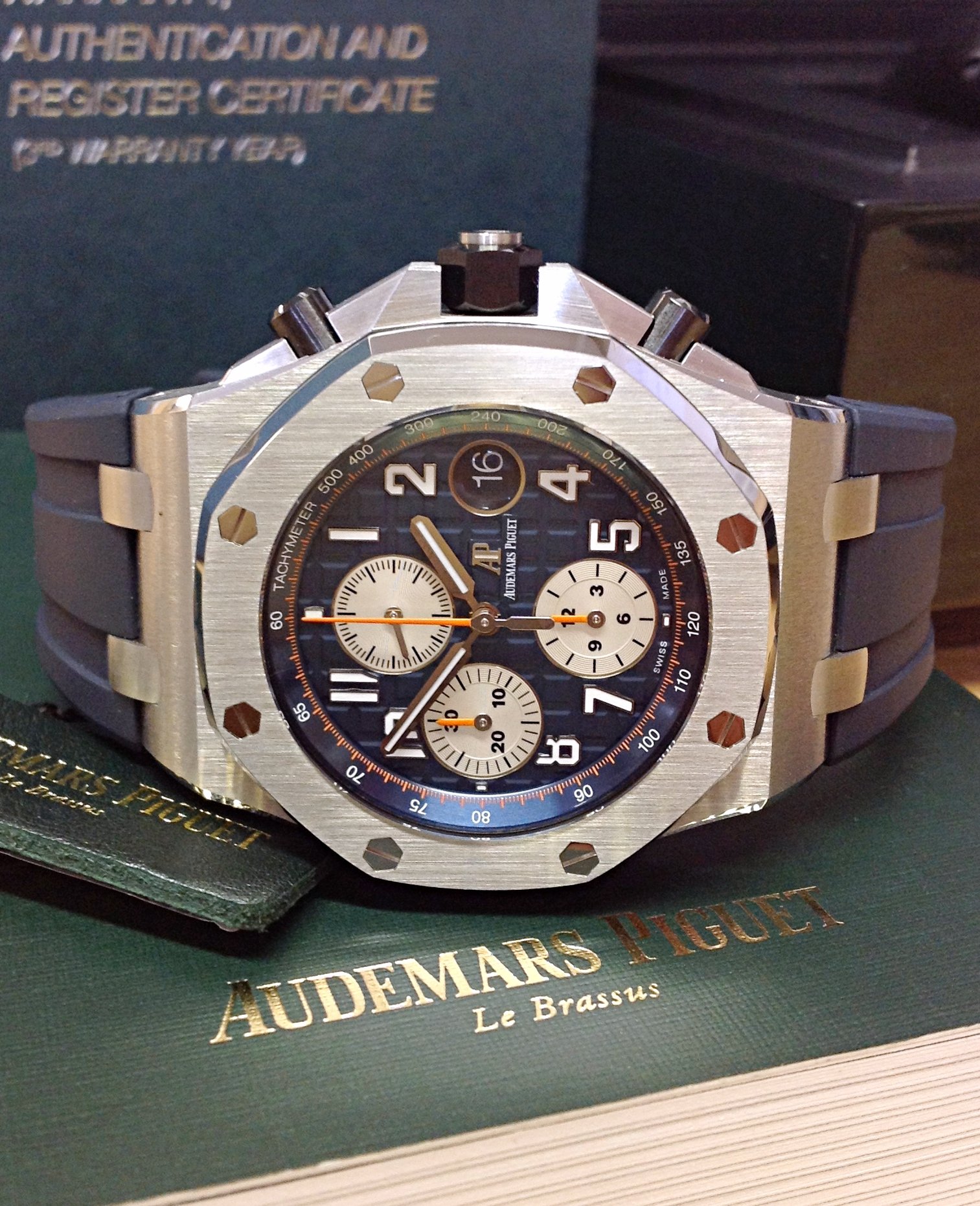 Audemars Piguet replica Royal Oak Offshore 26470ST blue Navy - immagine 8