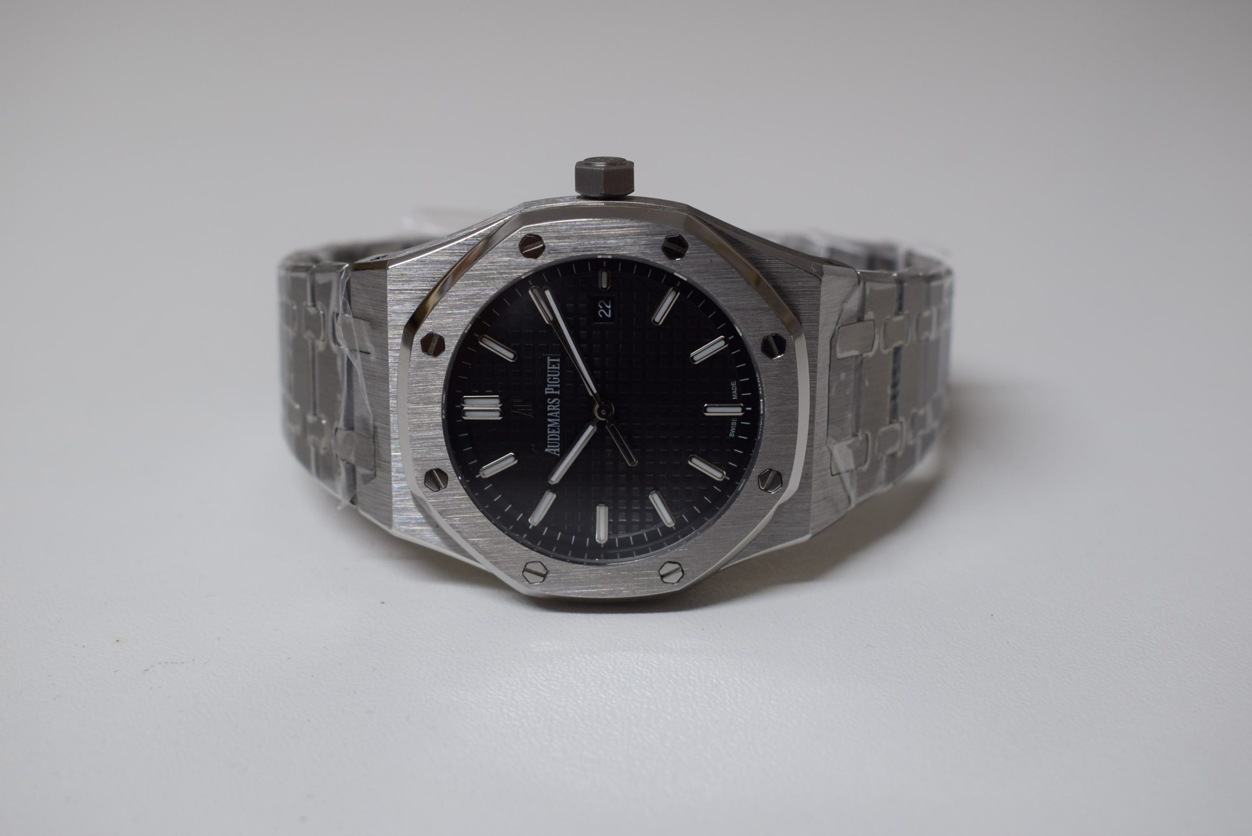 Audemars Piguet replica royal oak jumbo acciaio black dial big size 41mm orologio replica imitazione