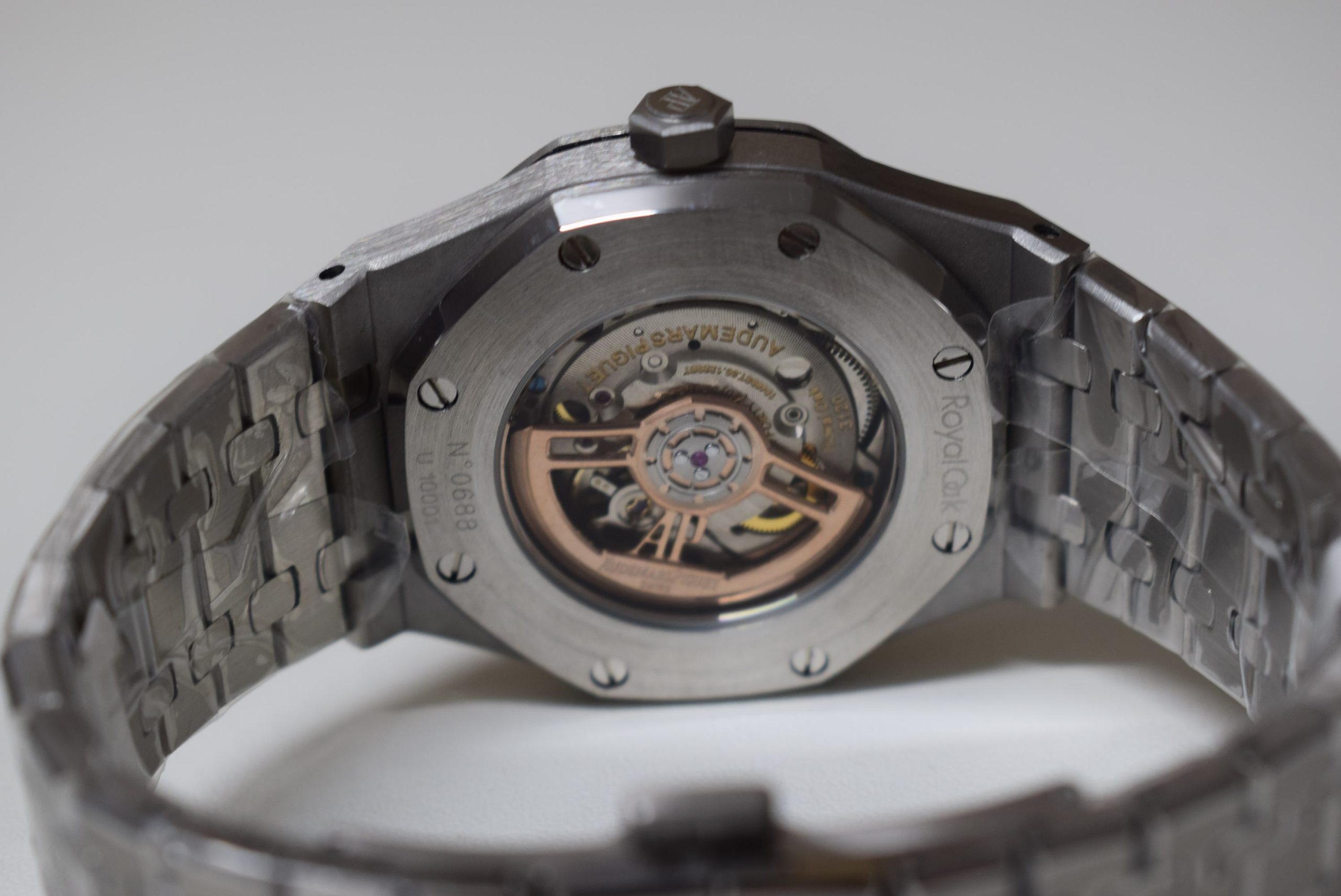 Audemars Piguet replica royal oak jumbo acciaio black dial big size 41mm orologio replica imitazione - immagine 9