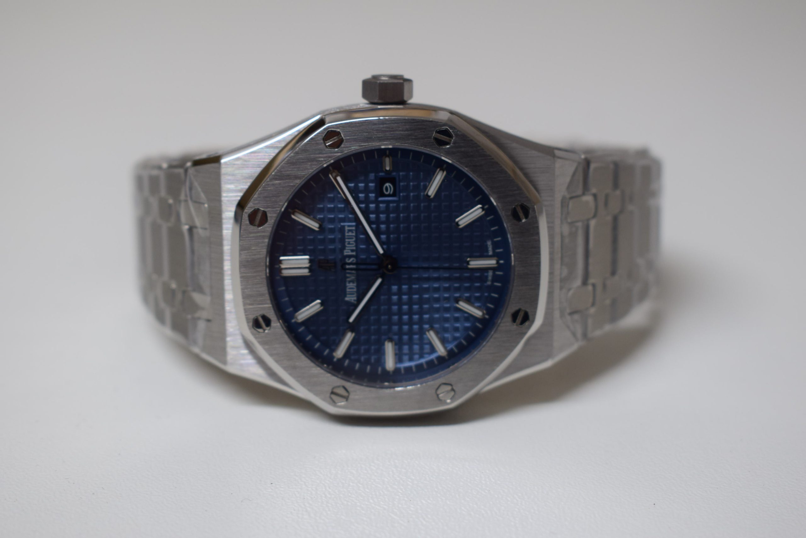 Audemars Piguet replica royal oak jumbo acciaio blue dial big size 41mm orologio replica imitazione
